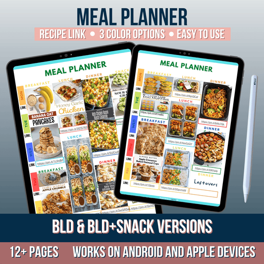Custom Meal Plan | Editable & Customizable