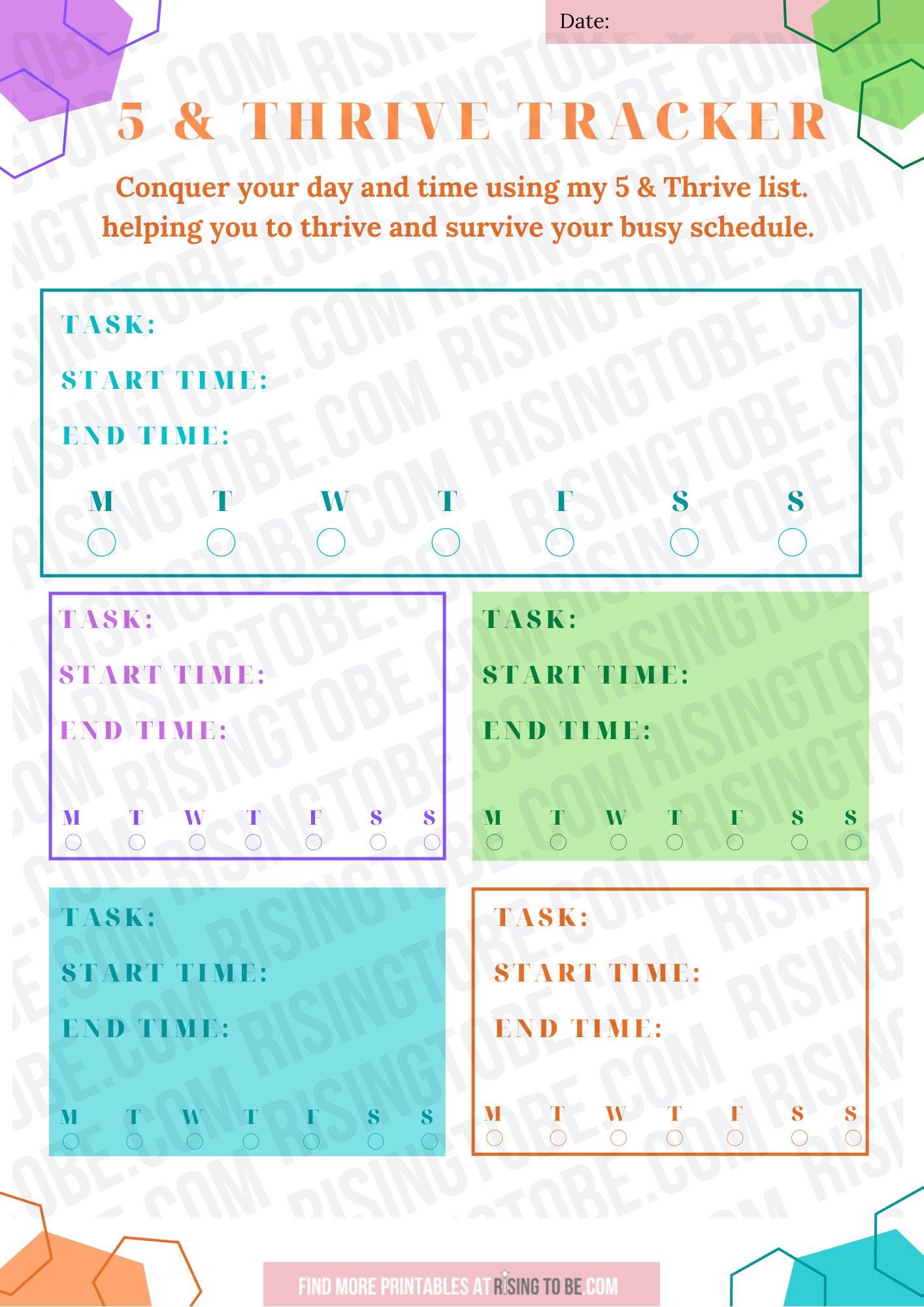 Printable Planner Bundle Vol 1