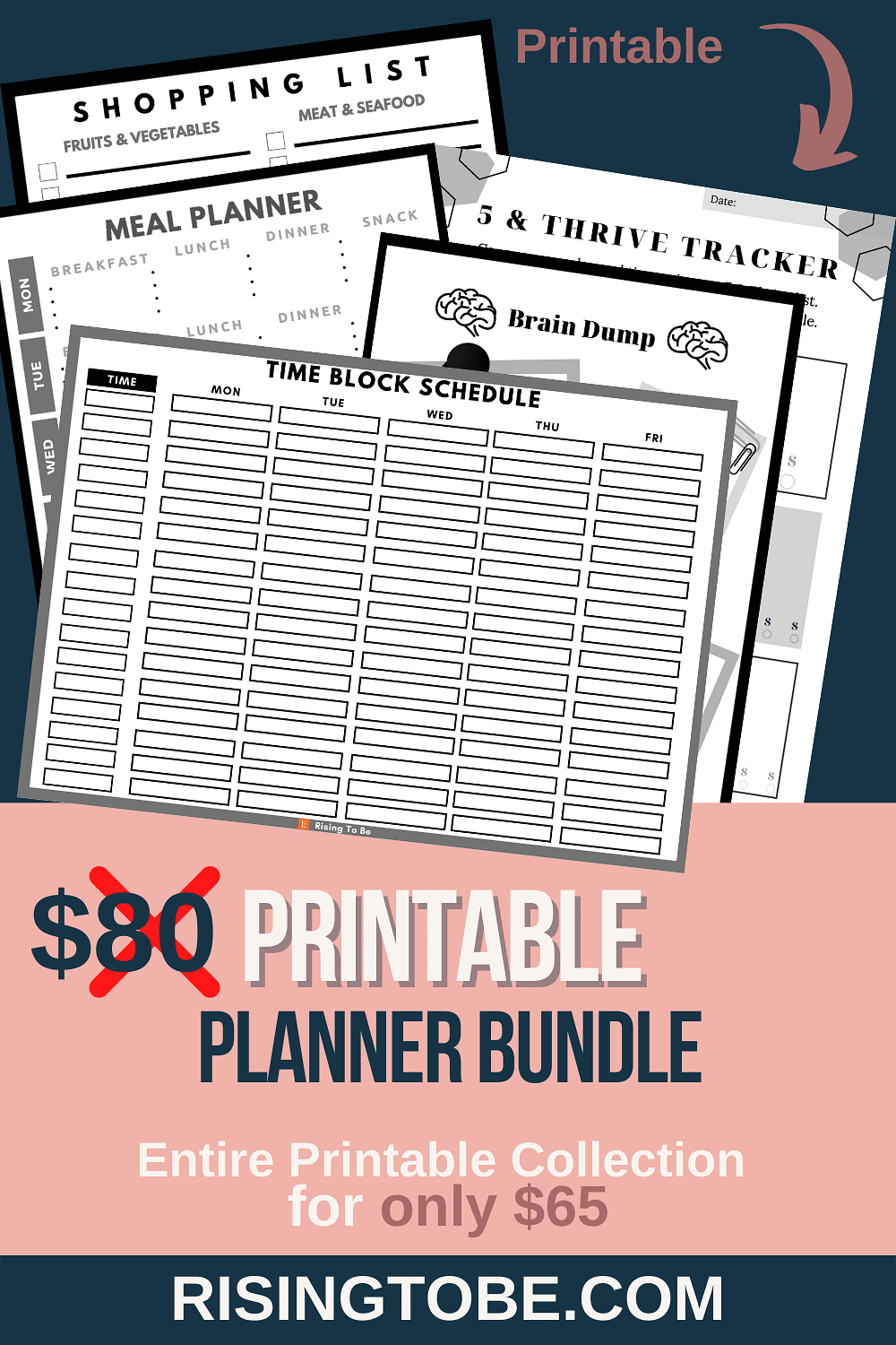 Printable Planner Bundle Vol 1