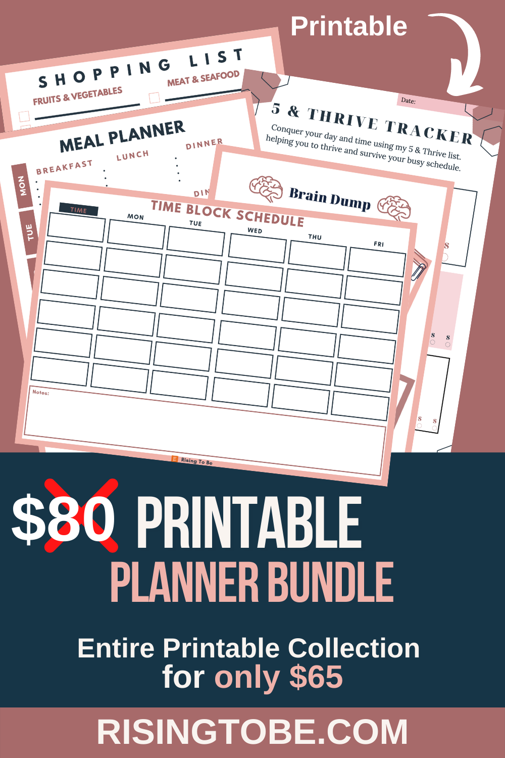Printable Planner Bundle Vol 1