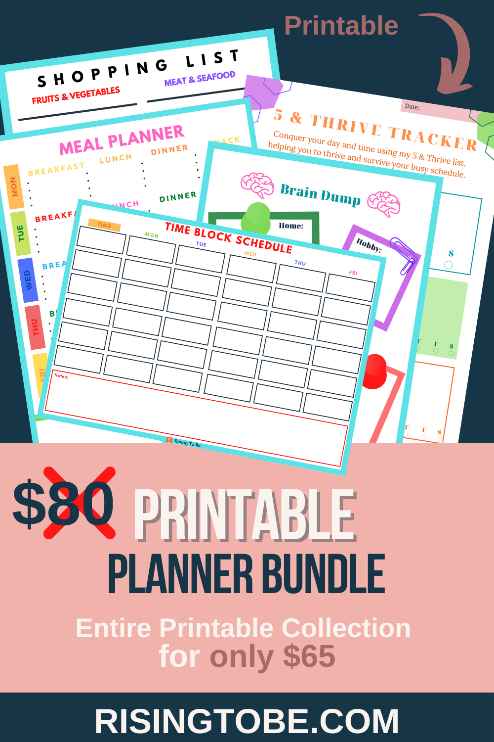 Printable Planner Bundle Vol 1