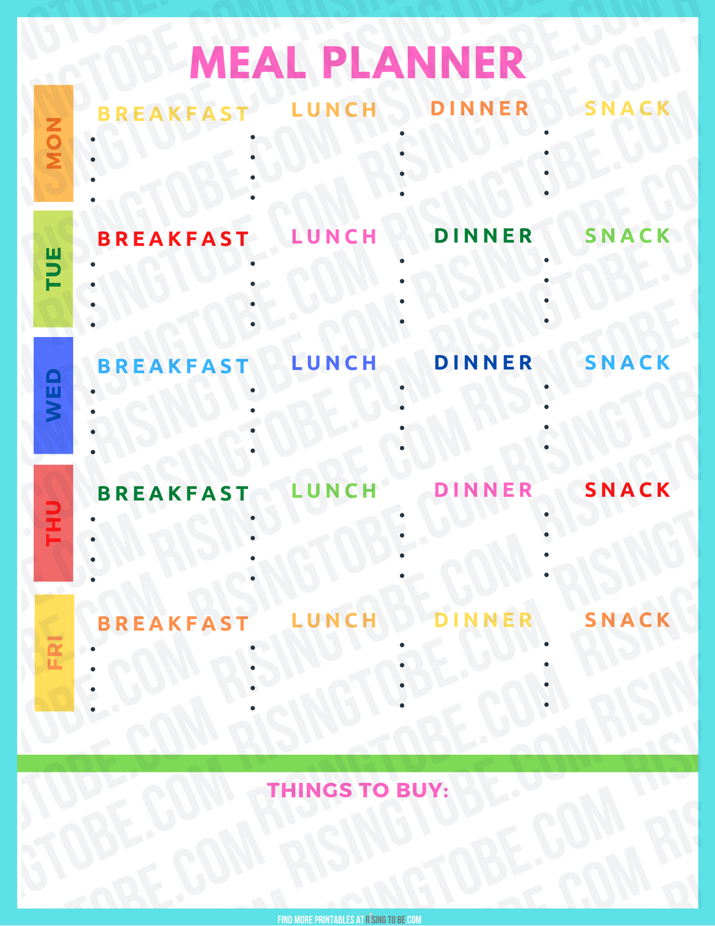 Printable Planner Bundle Vol 1